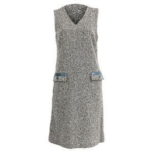 Marc Jacobs Shift Dress in Grey Wool